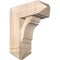 Ekena Millwork Olympic Arts and Crafts Smooth Bracket w/ Offset Brace, Douglas Fir, 7 1/2"W x 18"D x 22"H BKT0806X18X22OLY03SDF - alternate 1